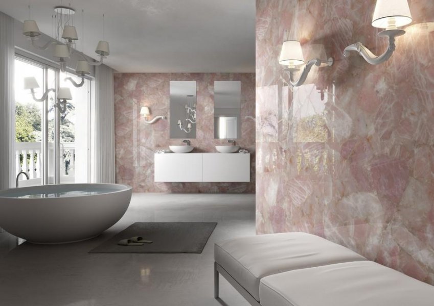 ванная комната из камня